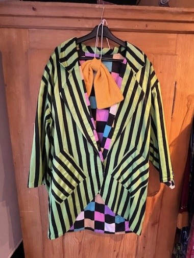 Clown veste double face noeud Gr.. L