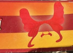Ailes d'horreur rouge 90 cm