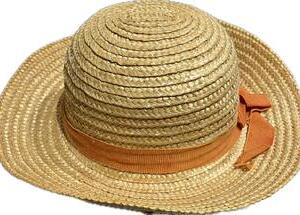 chapeau de paille de fille 4-5 ans