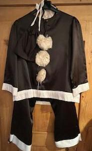 Pierrot pantalon veste colerettesac Gr. 8-9 ans
