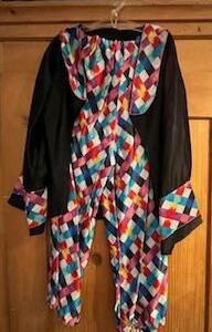 Clown Jerry pantalon veste ouverte Gr.10 ans