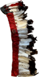 Plume indienne grande pour chef