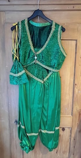 Création suleika or bustier pantalon sac Gr. 40