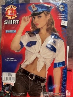 Sexy Police Blouse Gr. 40