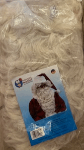Set de barbe et de perruque de père noël st. Nicolas