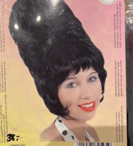 Perruque 1960 Toupet noir