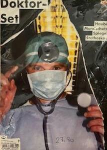 Set de docteur bonnet ptotection stéthoscope