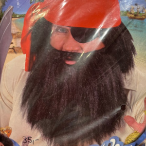 Barbe et moustache pirate
