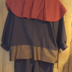 Moine moyen âge pantalon veste cape capuchon Gr. M