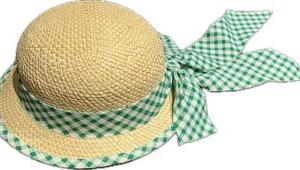 Chapeau de paille de fille 1-2 ans