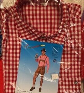 Chemise a carreaux rouge Gr. Xl
