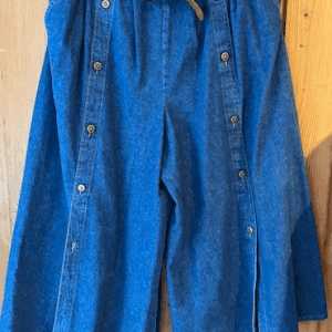 Cow girl Jupe culotte jeans avec ceinture Gr 38