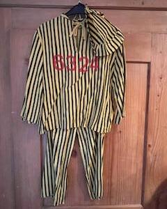 Prisonnier blouse pantalon bonnet 10 ans