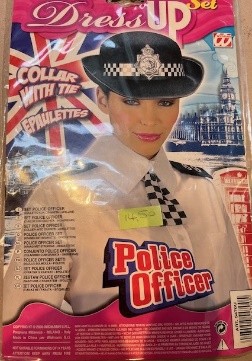 Police accessoires collier avec cravate épaulette