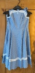 Robe sixties bleu Gr. 38