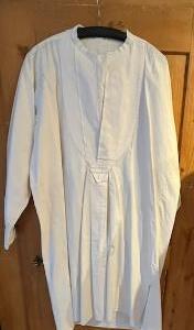 Chemise longue en mi-fil Gr.L