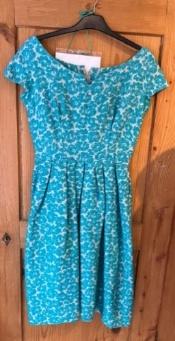 Création Robe décolleté mél. Gr. 38 1950