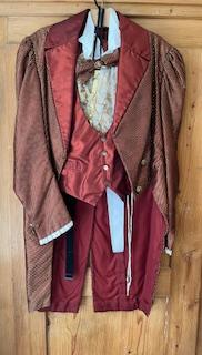 Frack Nid d'abeille pantalon 3/4 gilet bretelle nœuds Gr. M