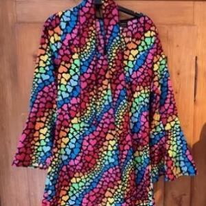 Robe Hippie coeur Gr. M bandana
