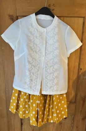 Rock'n Roll 1950 jupe blouse Gr.M