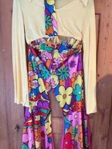 Création Hippie girl pantalon et blouse bandana Gr. 40