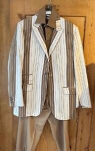 Ensemble 1965 Veszon pantalon chemise beige Gr. 52