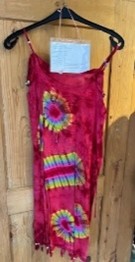 Hippie Robe rouge vin  Gr. 40-42