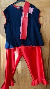 Asterix pantalon Gilet ceinture rouge Gr. XL