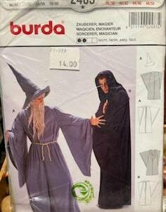 Patron Gandalf Magicien Taille 46-58/60