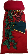 Sac de cadeaux de noël doublée pour bouteille de vin ou autre