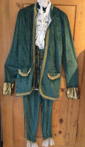 Duc de Nemours pantalon gilet jabot veste en jersey Gr. L