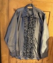 Chemise grise frou frou Gr. XL