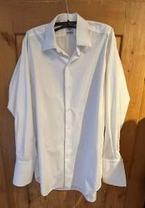 Chemise en coton pour manchettes Gr- L