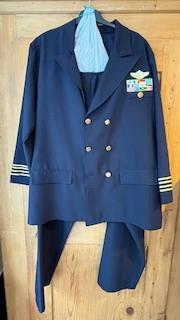 Pilot d'avion Veste pantalon casquette Gr. M-L