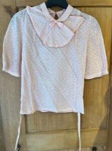 Blouse en polyester saumon gr. S