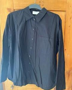 Chemise noir en coton Gr. L