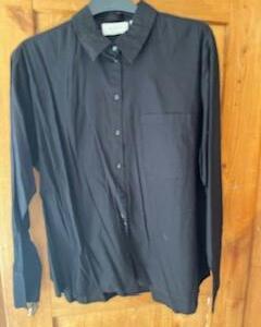 Chemise noir coton Gr. XL