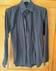 Chemise noir en coton Gr.M