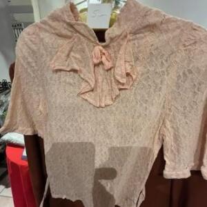 Chemise saumon en polyester Gr. S