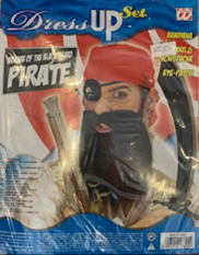 Set de pirate Bandana barbe cache œil