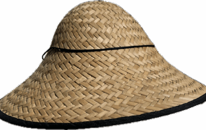 Chapeau chinois paille