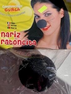 nez en mousse noir