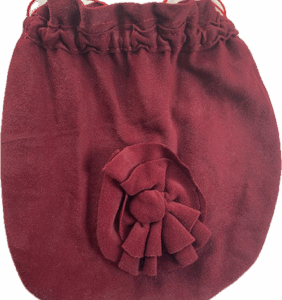 Création Petit sac en bordeaux