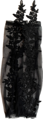 Gants noir en dentelle