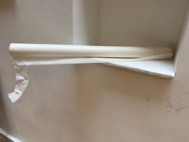 Papier vlies collant des deux côtés pour application