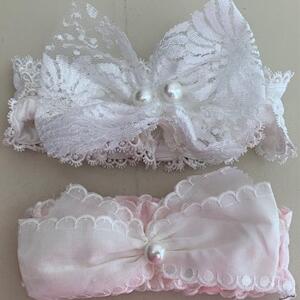 Lot 4 Ruban coiffe de cheveux petite file mariage - fête