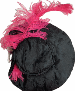 Création Chapeau de pirate plume rose