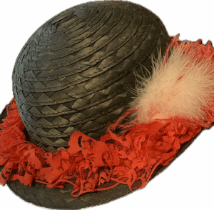 Chapeau de paille noir