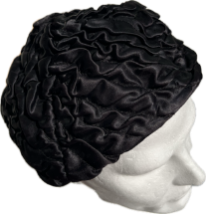 Toque en satin femme TU