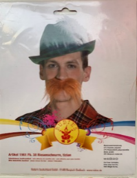 Moustache rousse